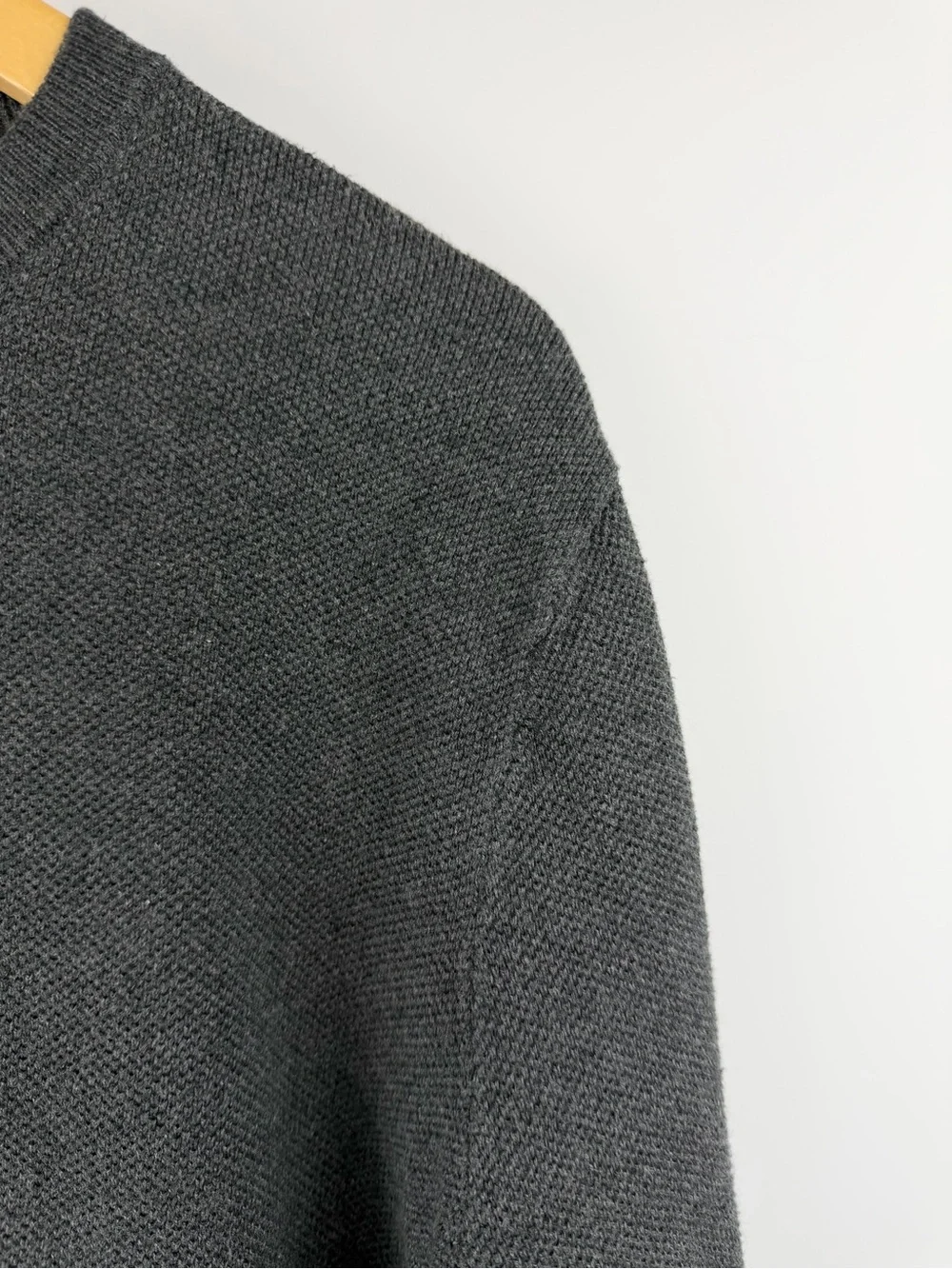 J. Crew Men's Crewneck Sweater in Charcoal Gray